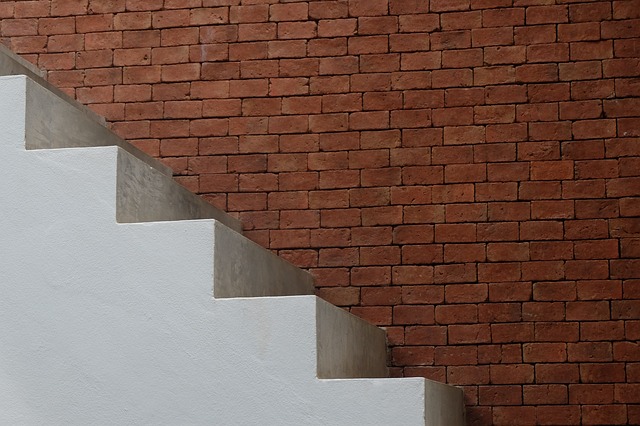 Pevné betonované schody